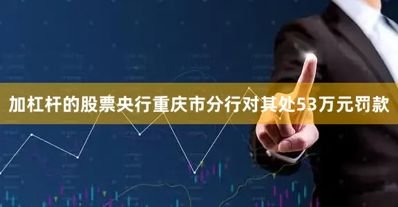 加杠杆的股票央行重庆市分行对其处53万元罚款
